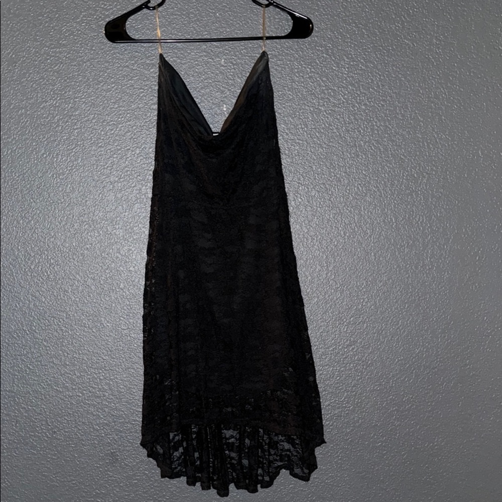 Elegant Black Lace Dress